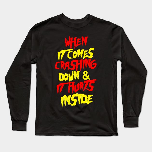 Real American Lyrics Long Sleeve T-Shirt by The80sCinemasShop